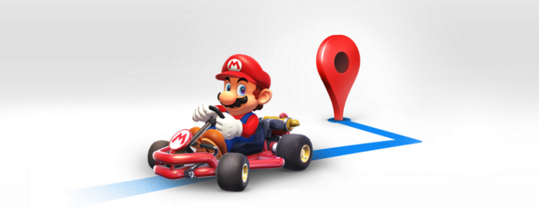 Google maps Mario