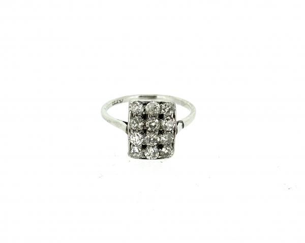 18ct Art Deco & Diamond Ring.