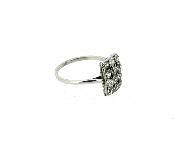 18ct Art Deco & Diamond Ring. - Image 3