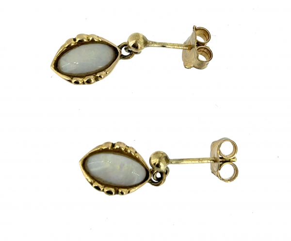 9ct Gold & Opal Earrings - Image 3