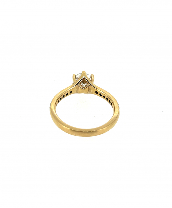 18ct Rose Gold & Diamond Ring - Image 4