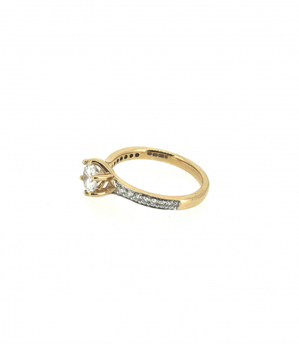 18ct Rose Gold & Diamond Ring - Image 5