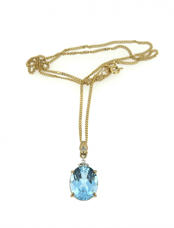 9ct Topaz Necklace - Image 3