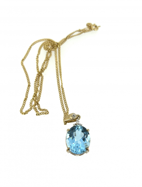 9ct Topaz Necklace - Image 5