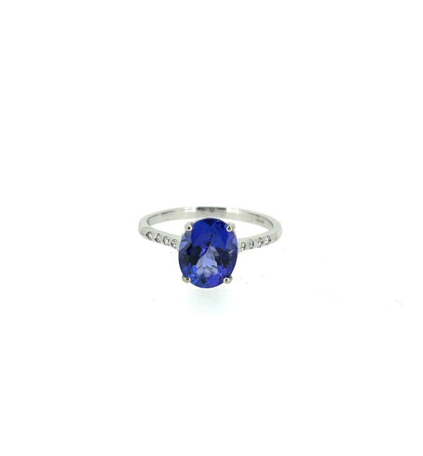 18ct 2.50ct Diamond & Tanzanite Ring