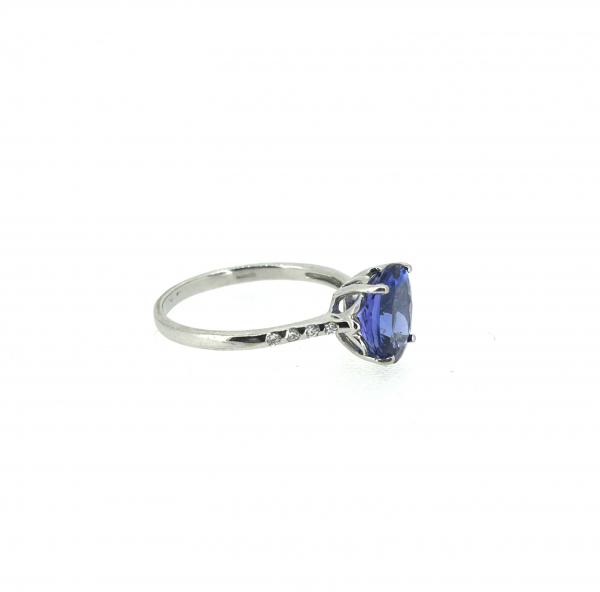 18ct 2.50ct Diamond & Tanzanite Ring - Image 3