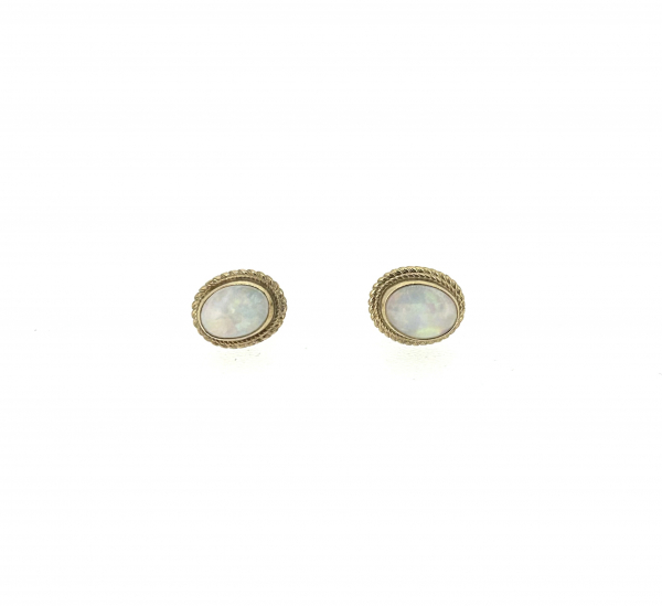 9ct Opal stud Earrings