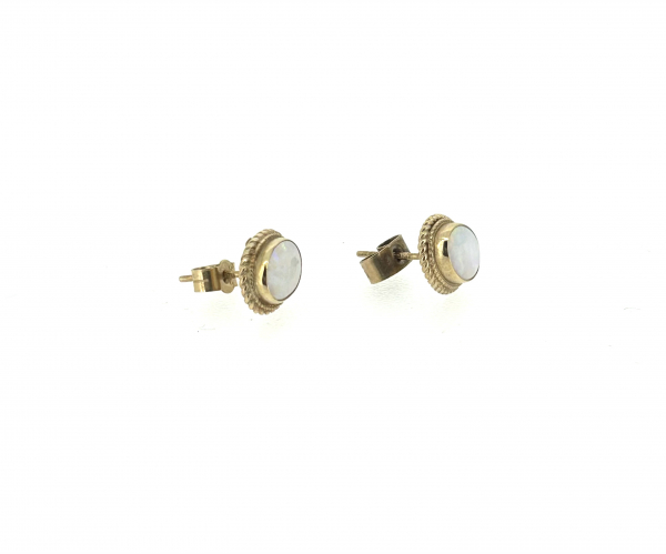 9ct Opal stud Earrings - Image 3