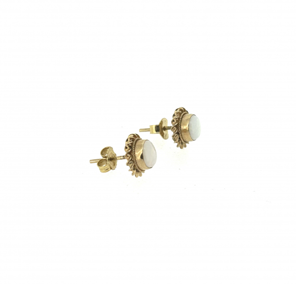 9ct Opal Stud Earrings - Image 3