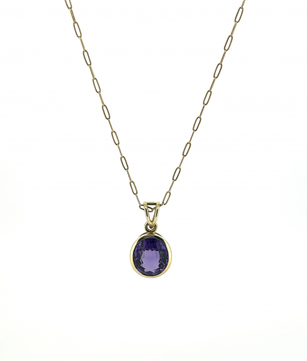 18ct & Amethyst Necklace