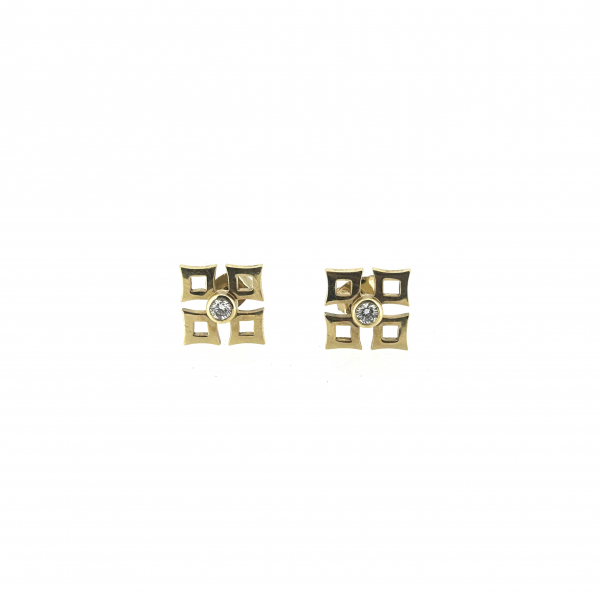 Theo Fernell 18ct & Diamond Earrings