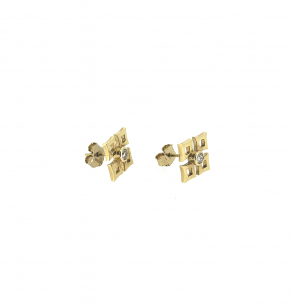 Theo Fernell 18ct & Diamond Earrings - Image 3