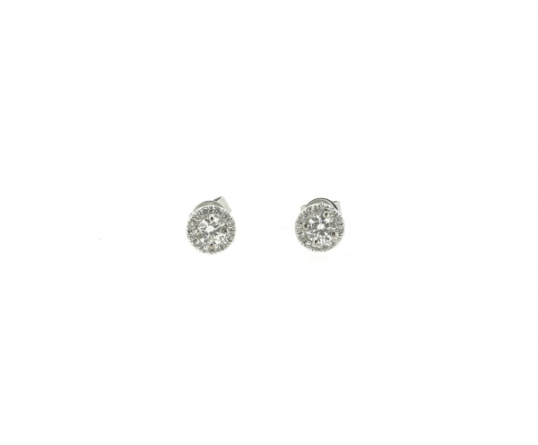 18ct 1ct Diamond Earrings