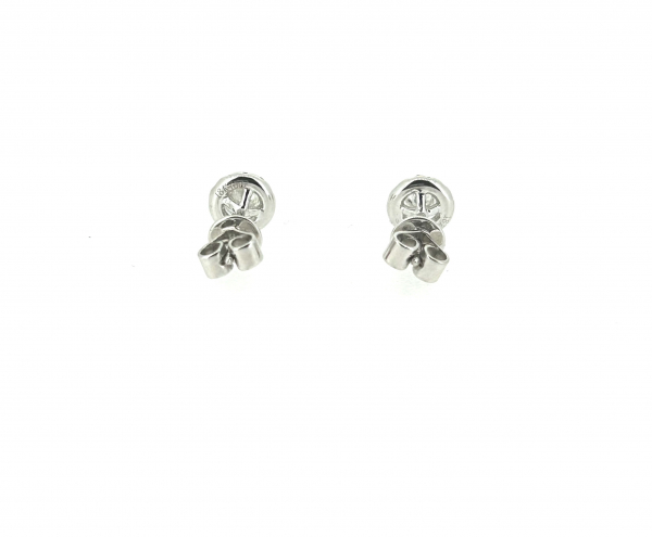 18ct 1ct Diamond Earrings - Image 4