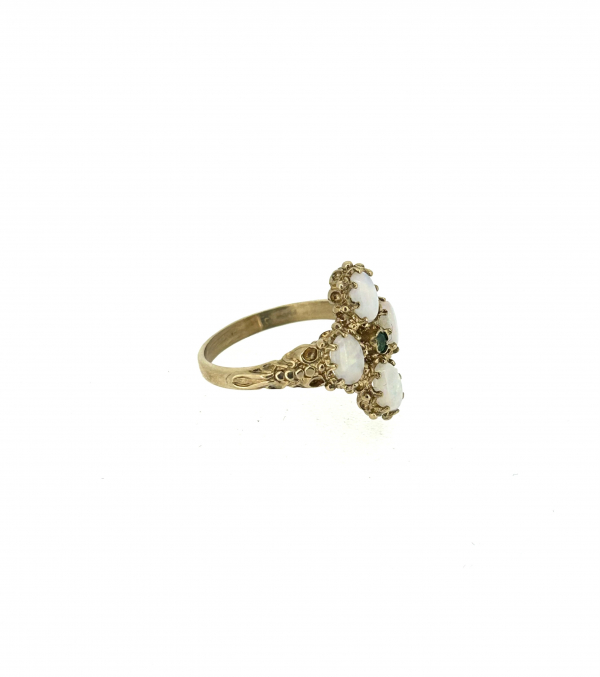 9ct Opal & Emerald Ring - Image 3