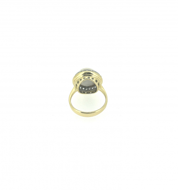18ct Pearl & 0.75ct Diamond Ring - Image 4