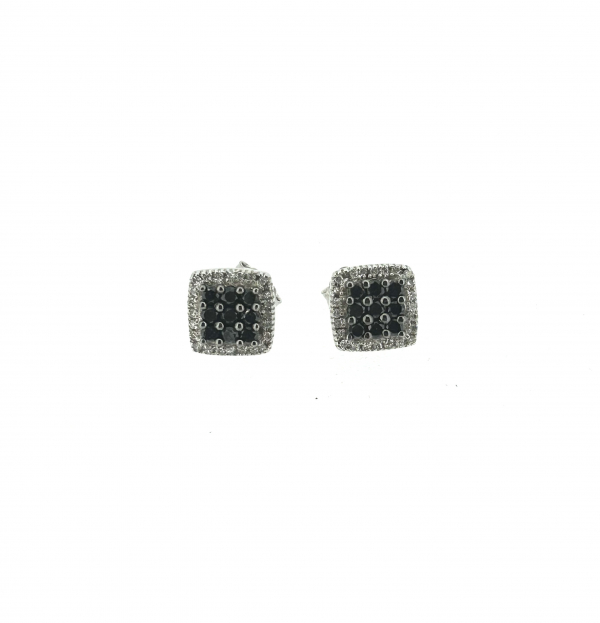 14ct Black Diamond Ring.