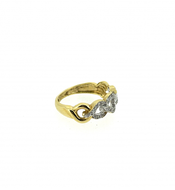 18ct Diamond Knott Ring - Image 3