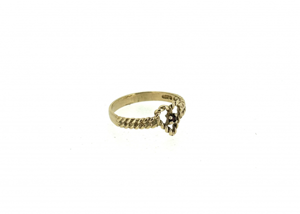 9ct Yellow Gold & Garnet Ring. - Image 3