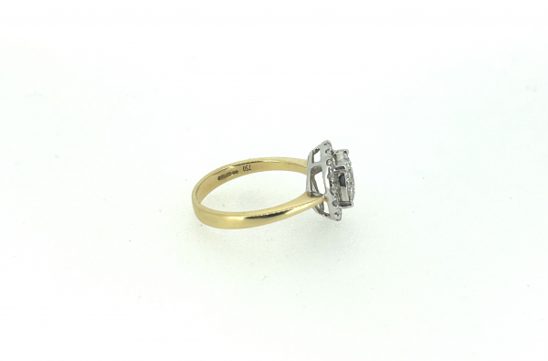 18ct & 1ct Diamond Ring - Image 3