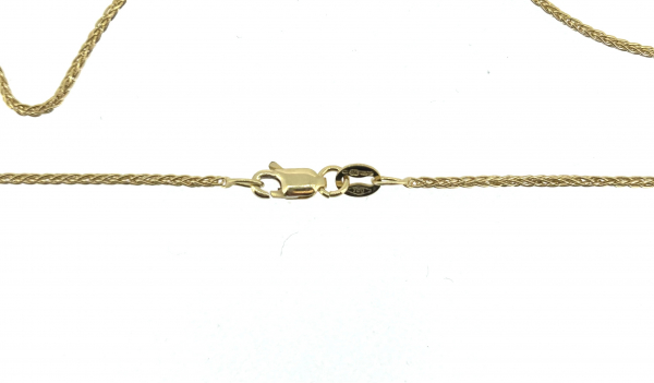 18ct Yellow Gold, Emerald & Diamond Flower Necklace - Image 6