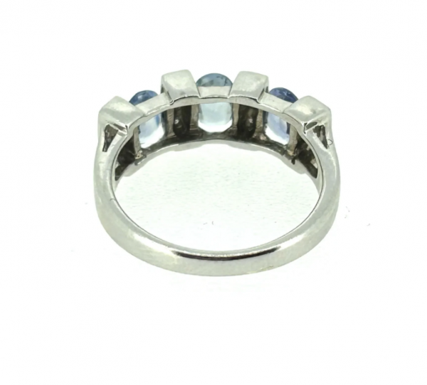 9ct White Gold, Diamond & Tanzanite Ring - Image 4