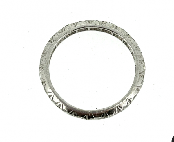 18ct White Gold & Diamond Ring - Image 3