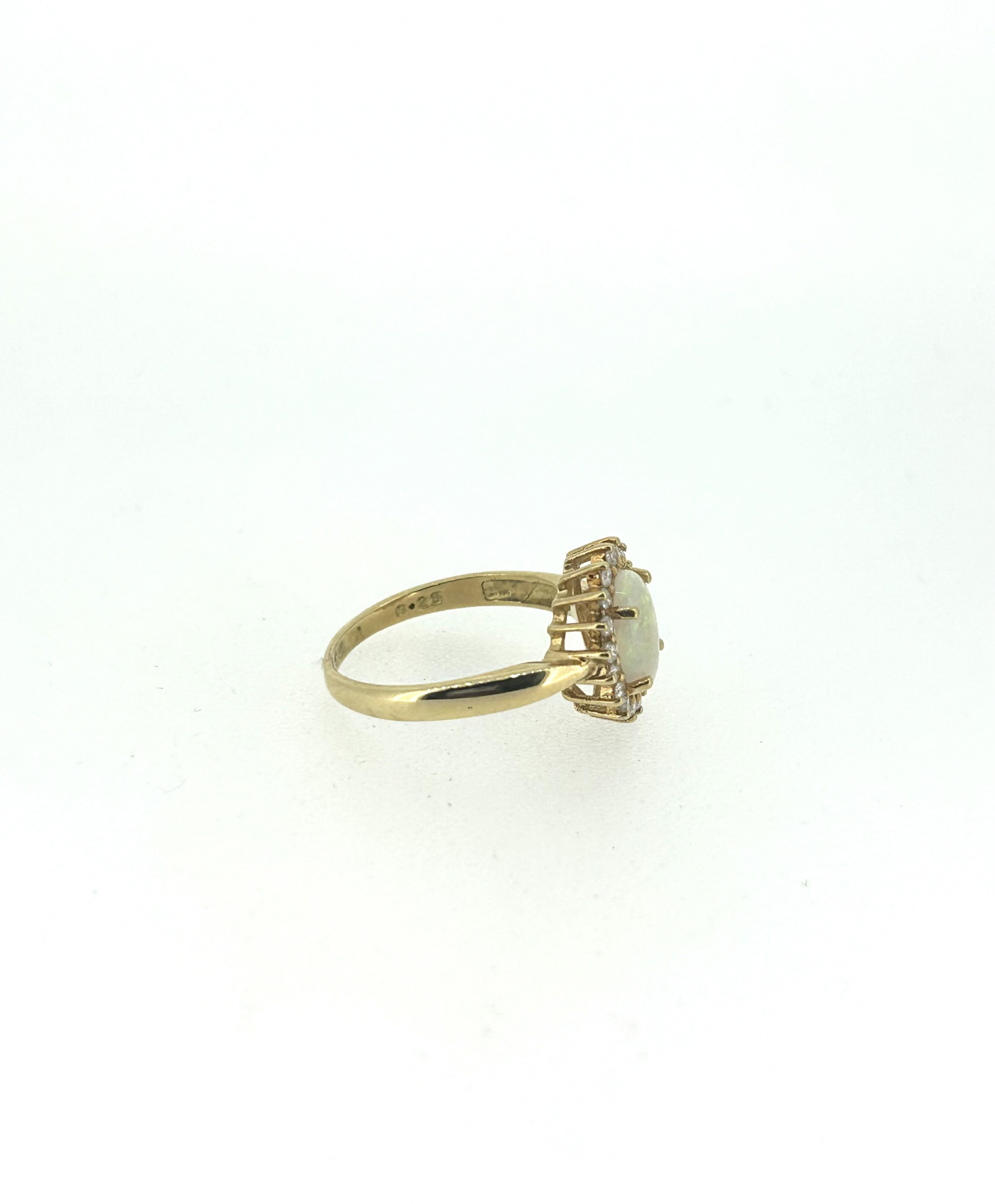 18ct Opal & Diamond ring - Image 3