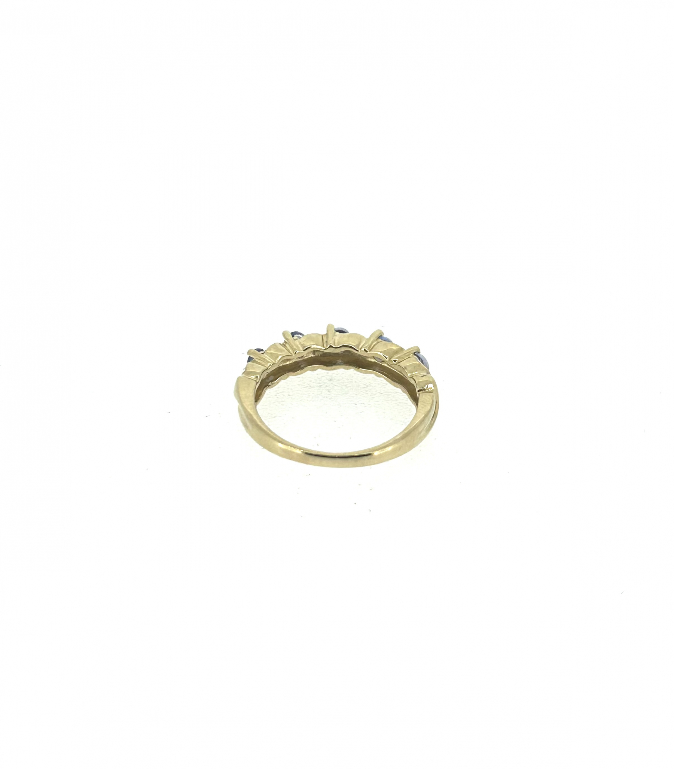 9ct Yellow Gold, Tanzanite & Diamond ring - Image 4
