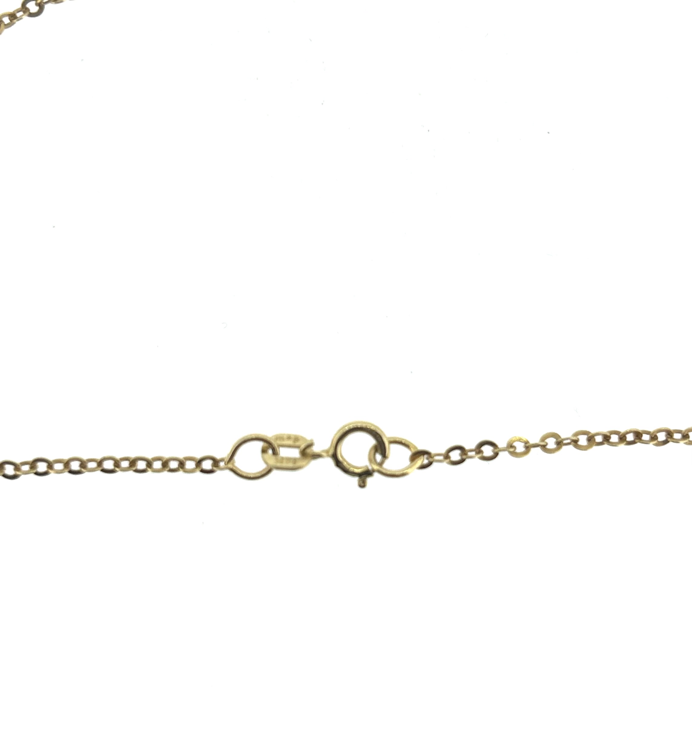 14ct Ruby & Diamond Necklace - Image 4