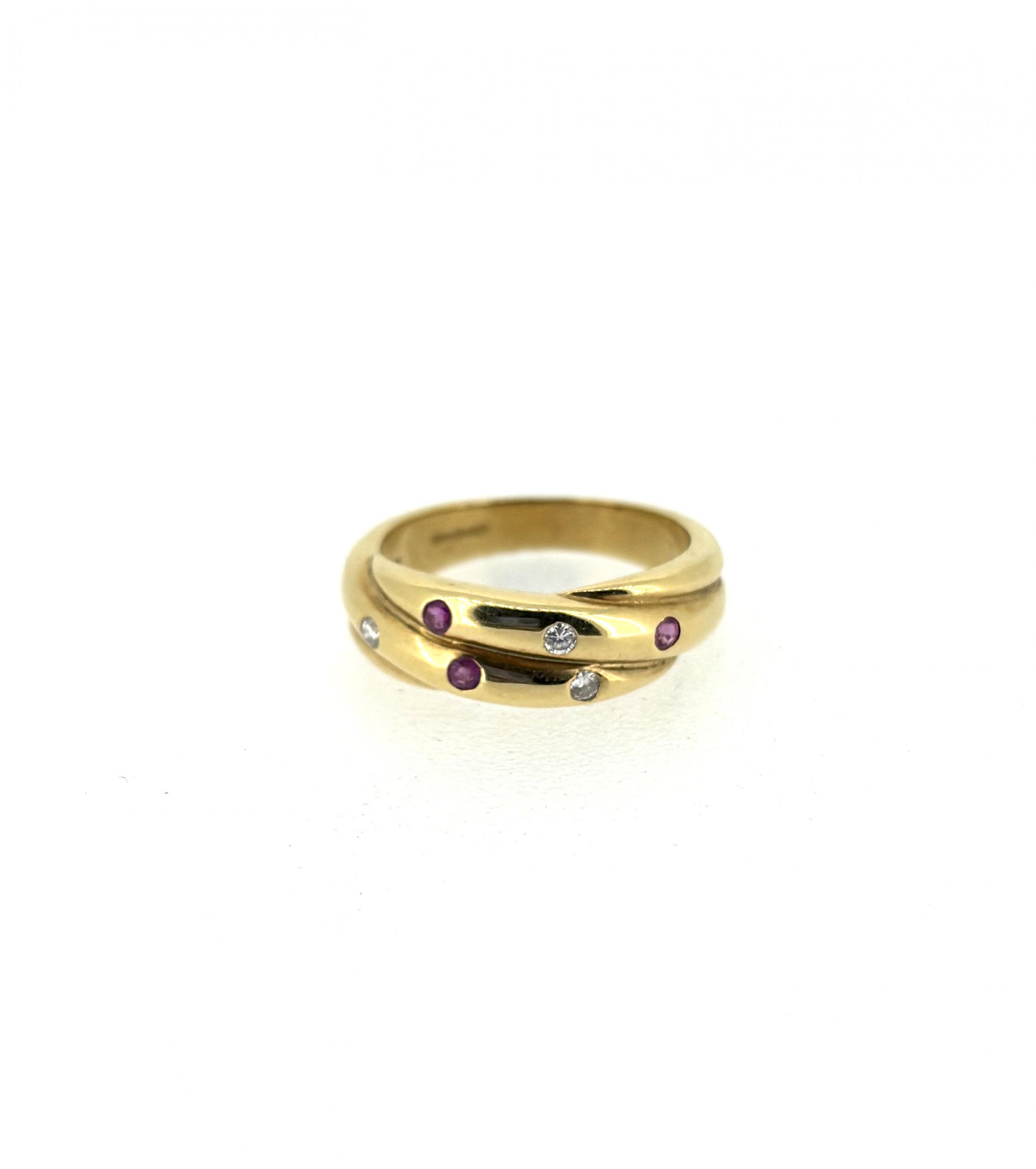 18ct Ruby & Diamond Ring.