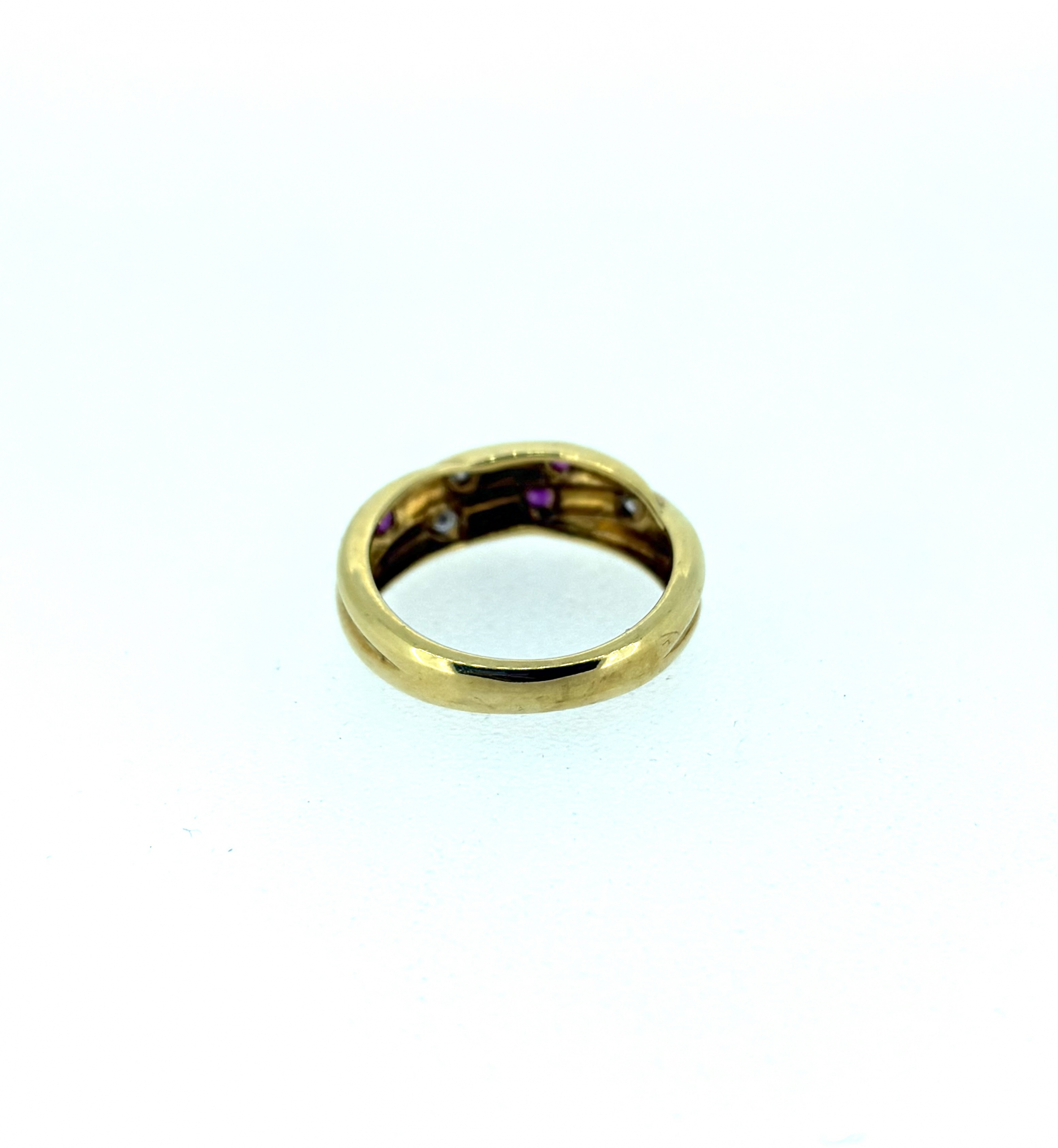 18ct Ruby & Diamond Ring. - Image 4