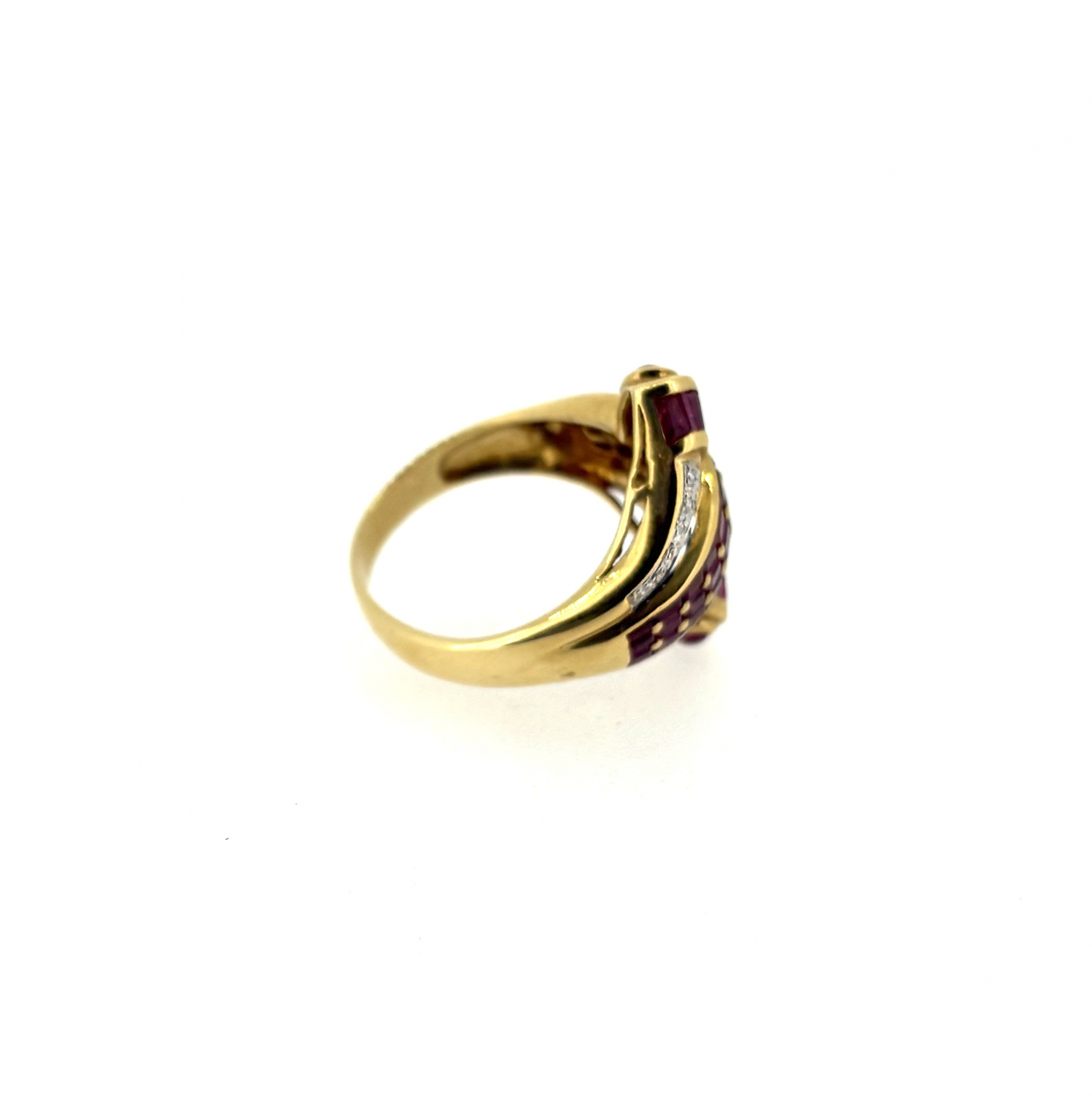 18ct Ruby & Diamond Ring - Image 3