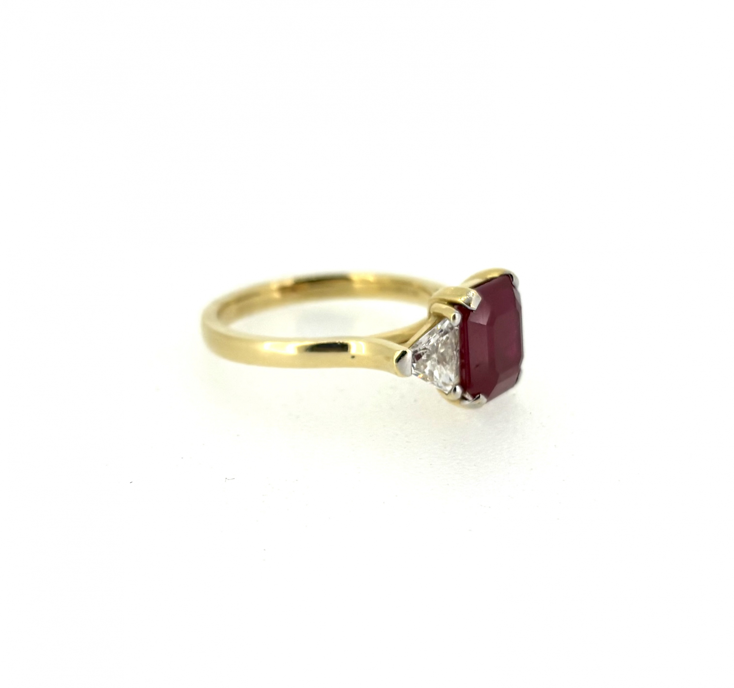 18ct Gold, Diamond & Ruby Ring - Image 3