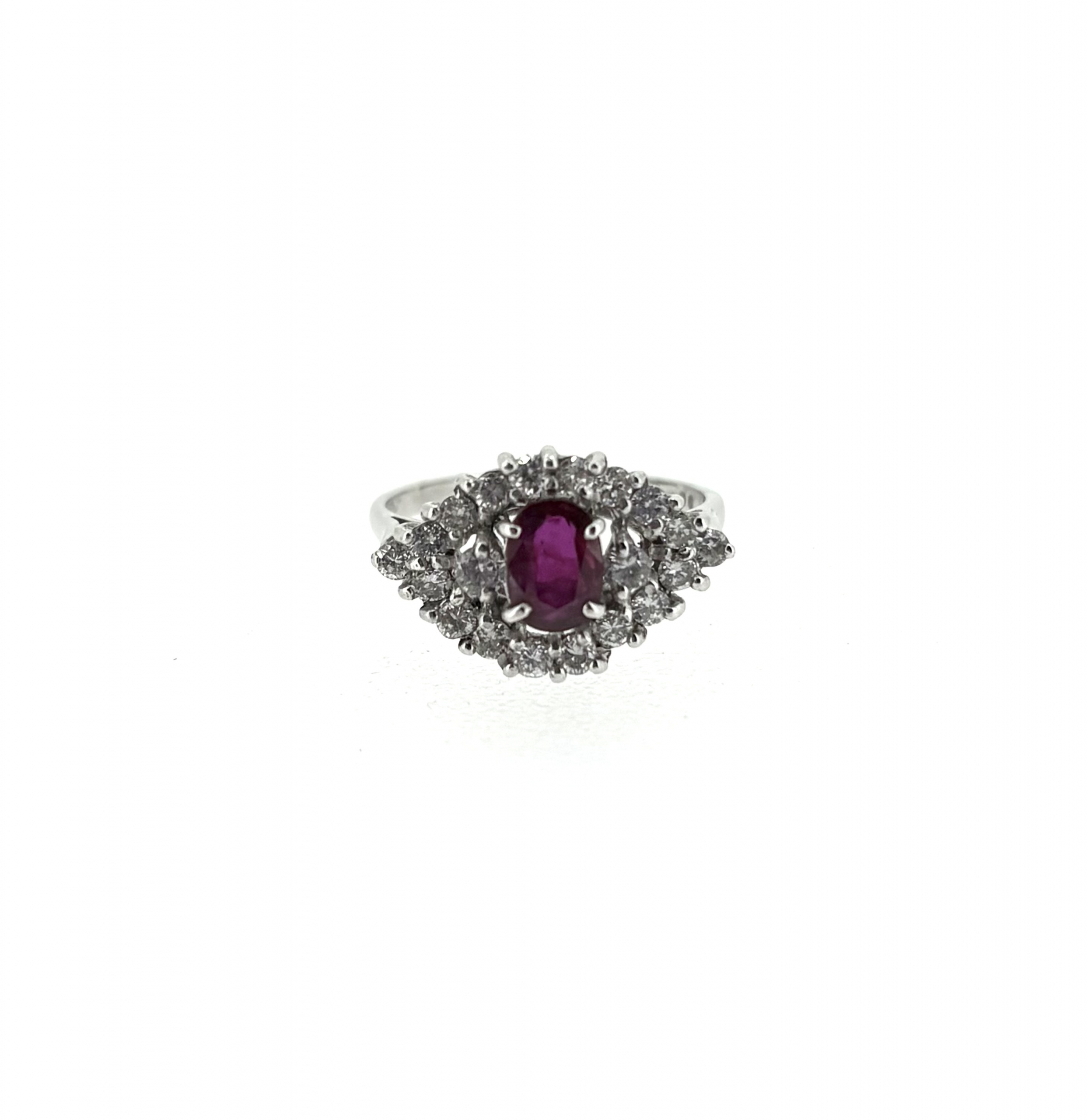 18ct Gold, Ruby & Diamond Ring