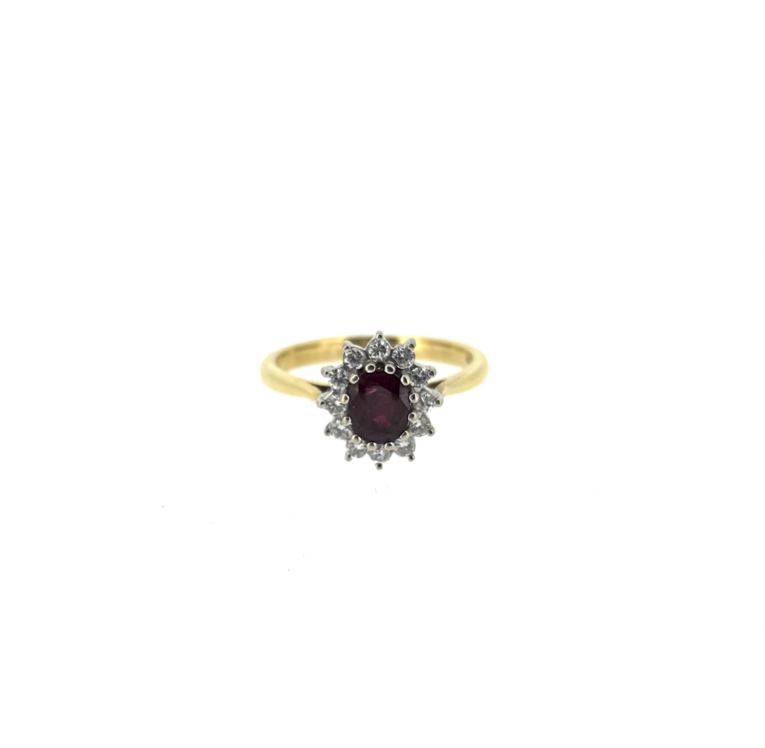 18ct Ruby & Diamond Ring