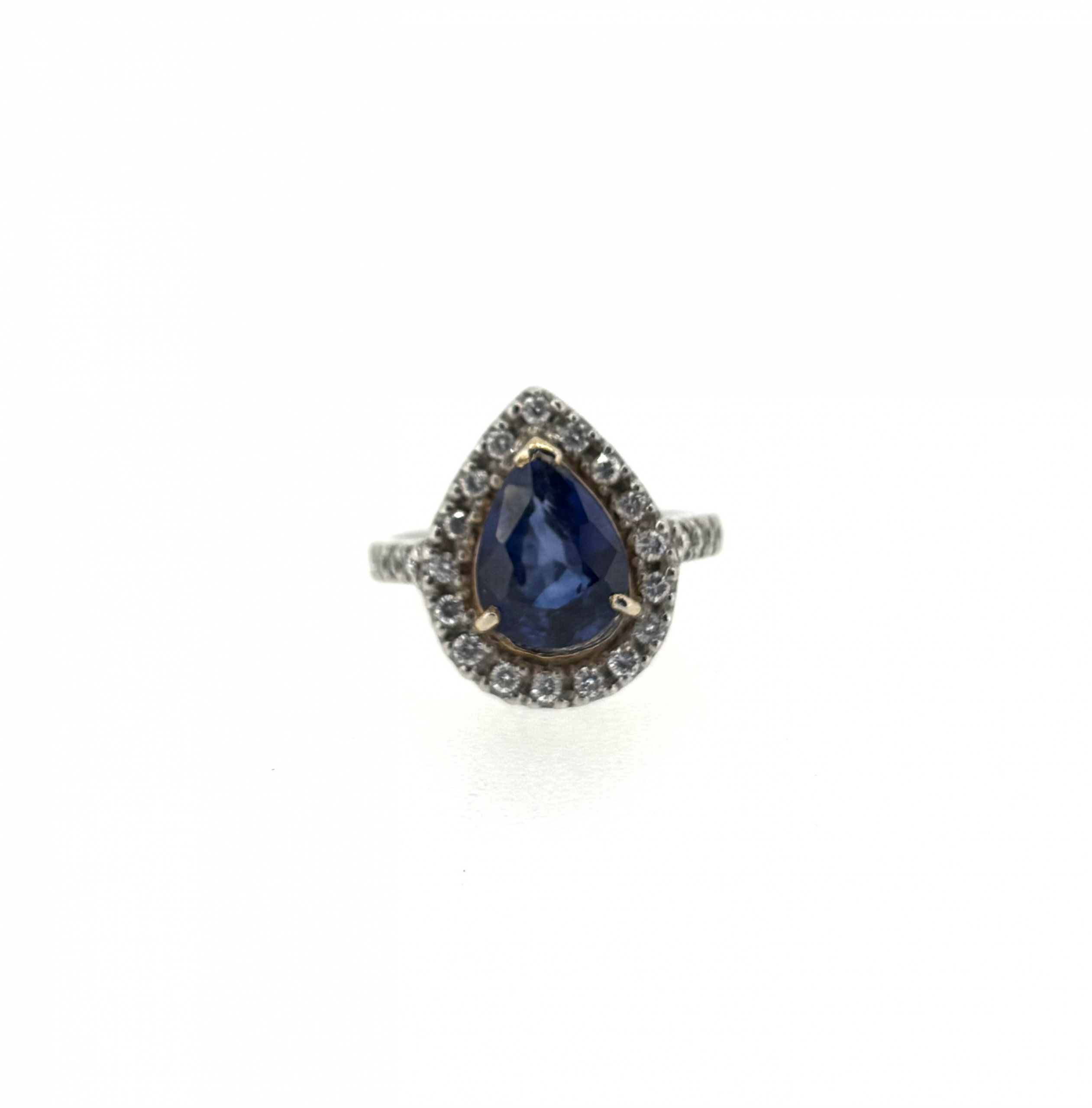 Platinum, Sapphire & Diamond Ring