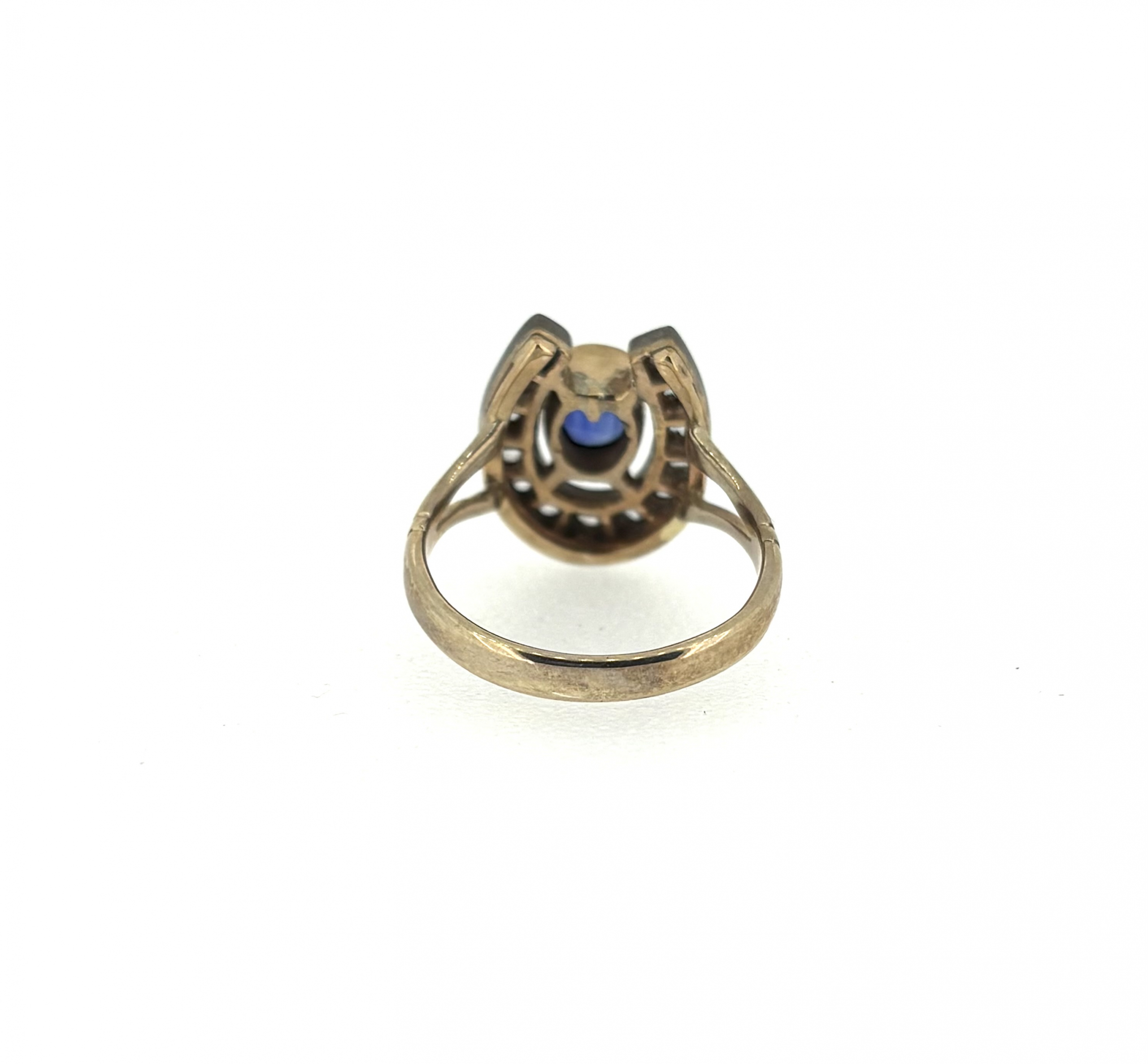 9ct Gold, Sapphire & Diamond Ring - Image 4