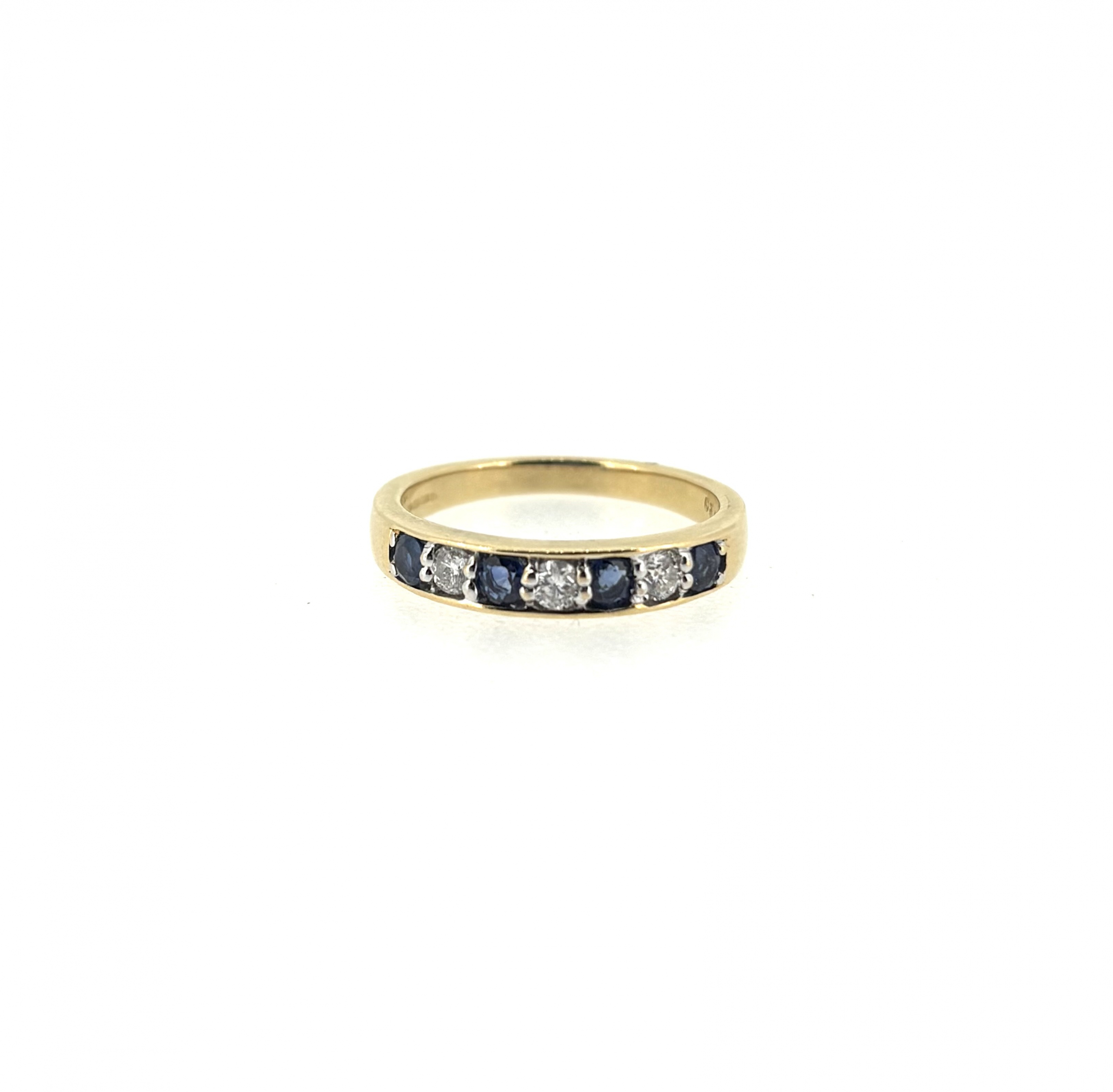 18ct Gold, Sapphire & Diamond Ring