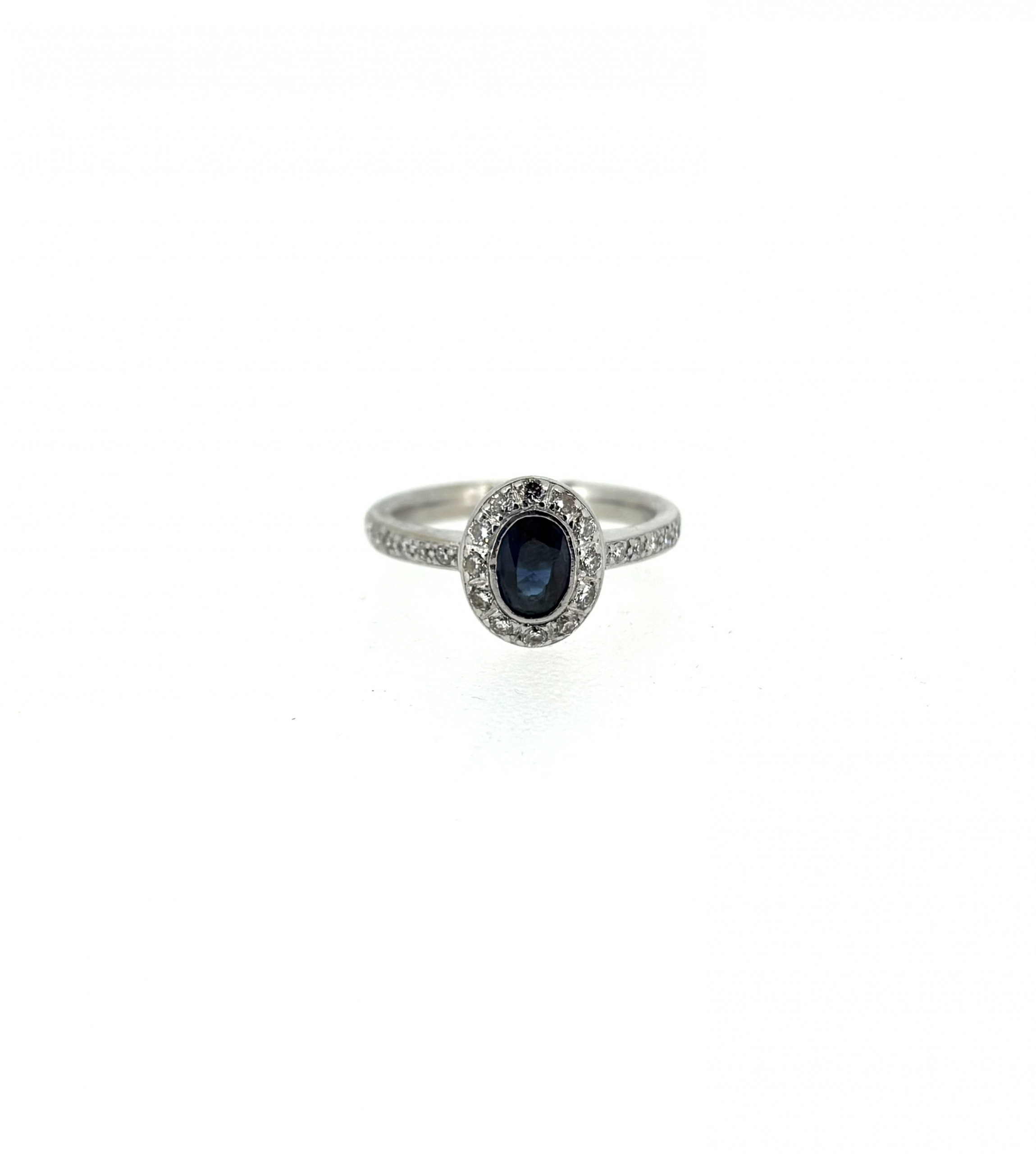 18ct Gold, Sapphire & Diamond Ring