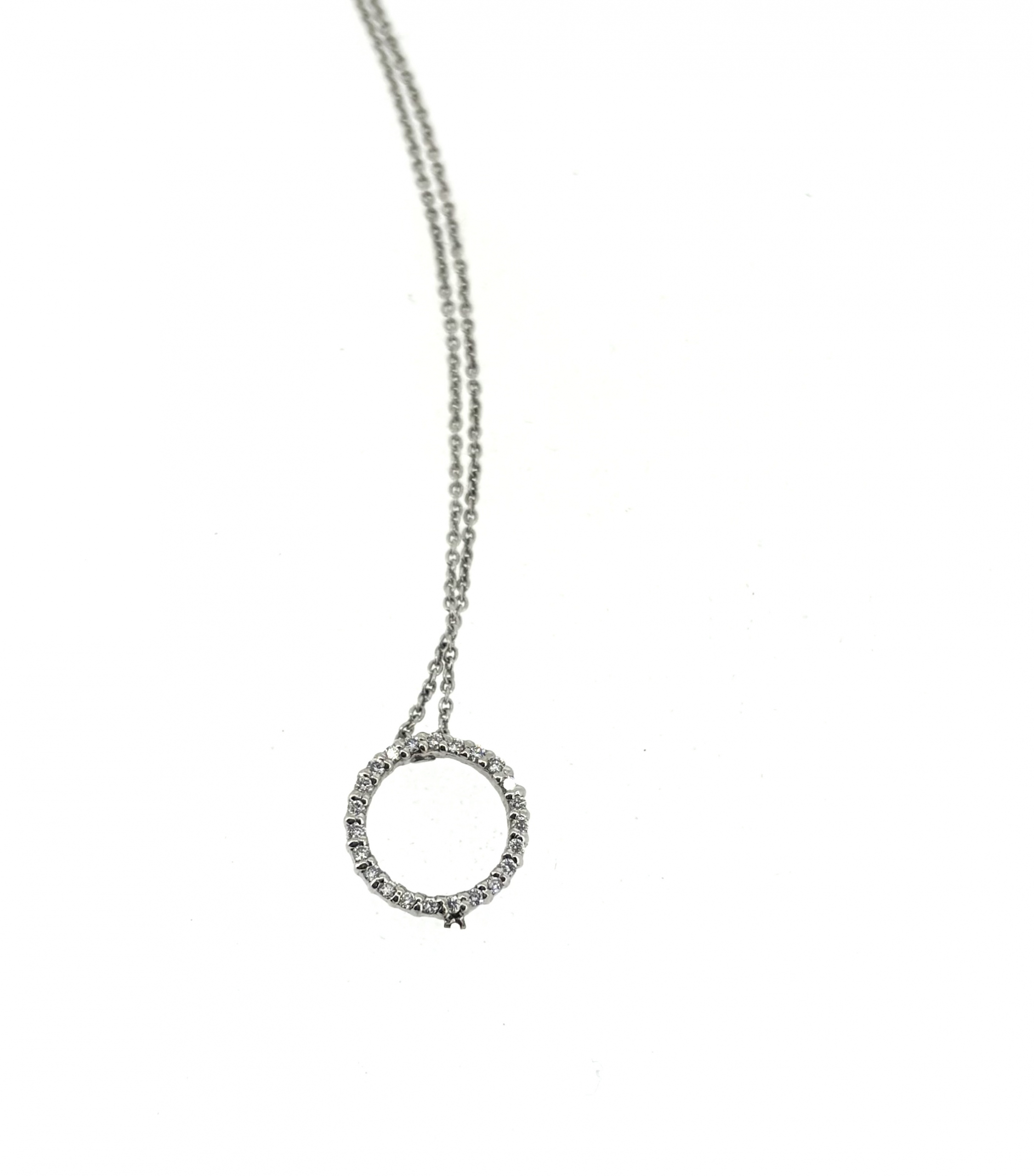 18ct Gold & Diamond Necklace - Image 3