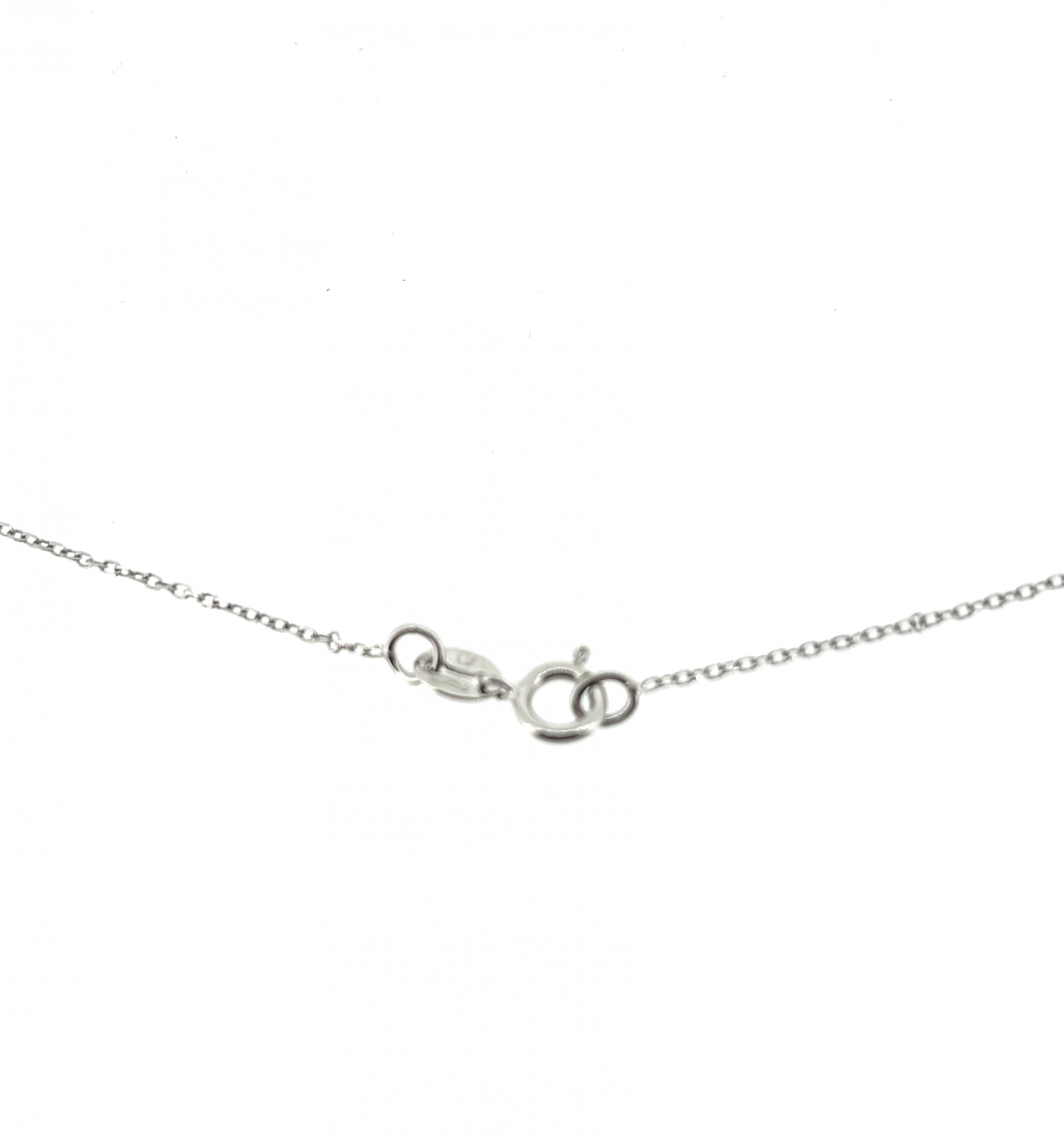 18ct Gold & 0.18ct Diamond Necklace - Image 4