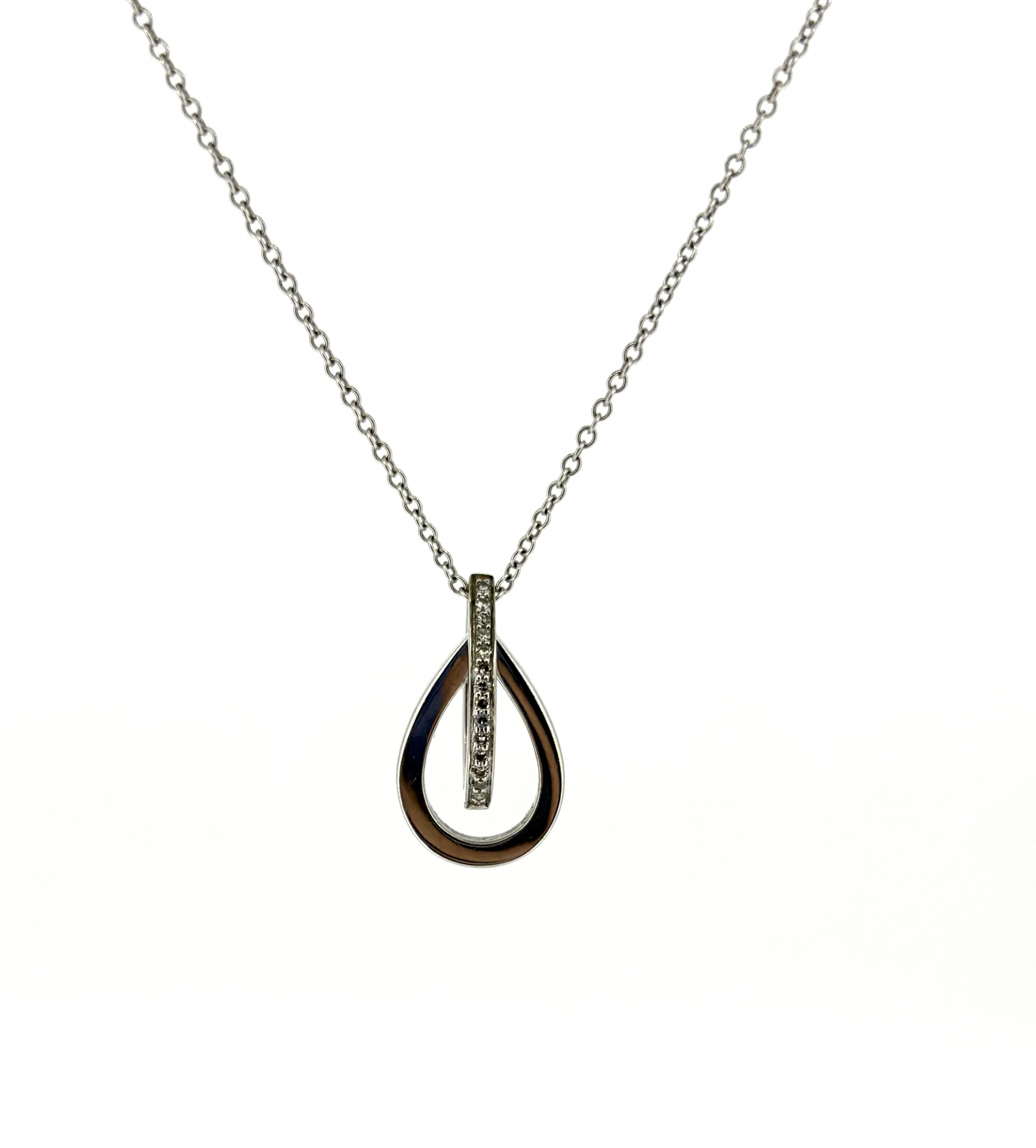 9ct Gold & Diamond Necklace