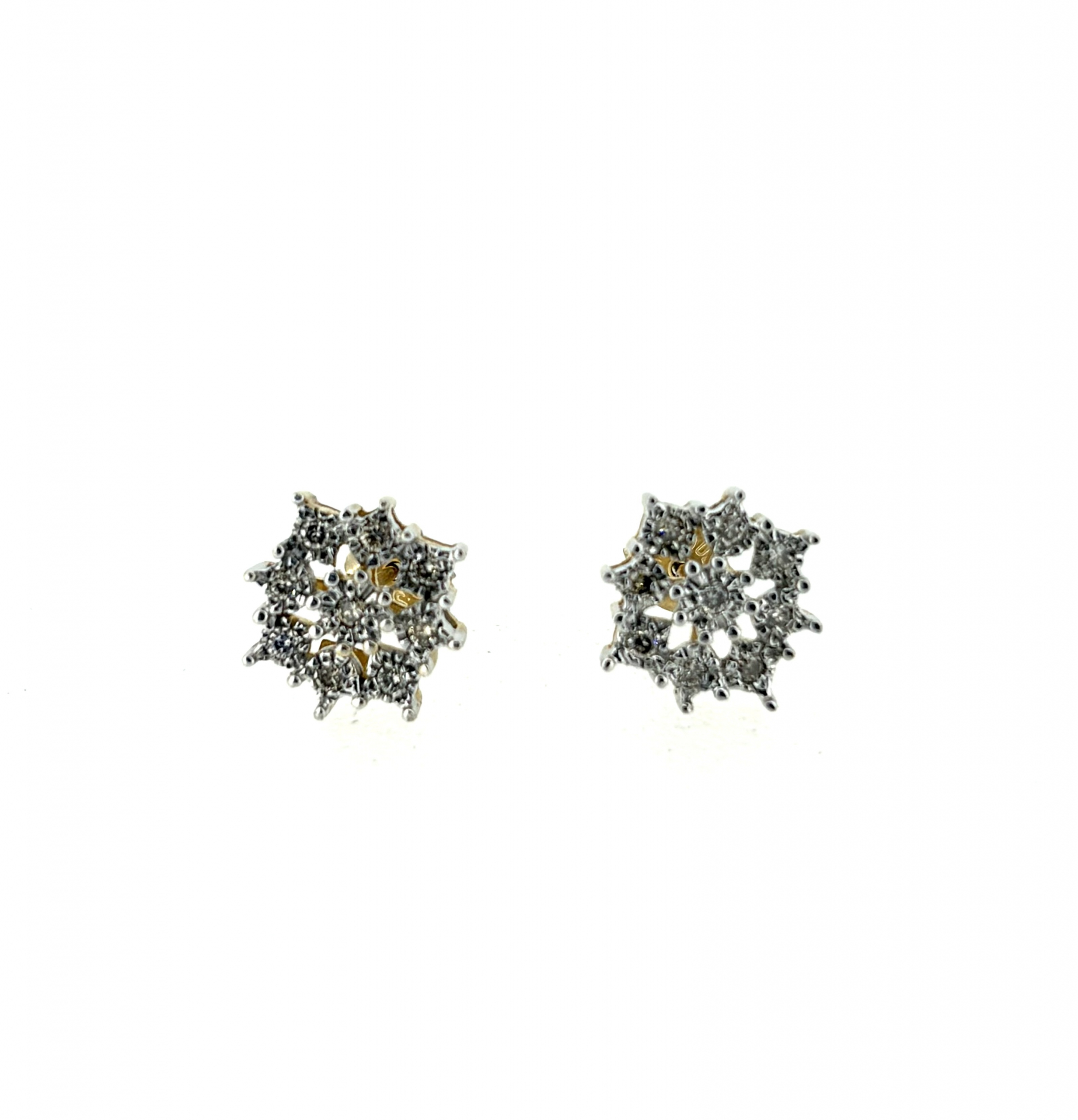 9ct Gold & Diamond Earrings