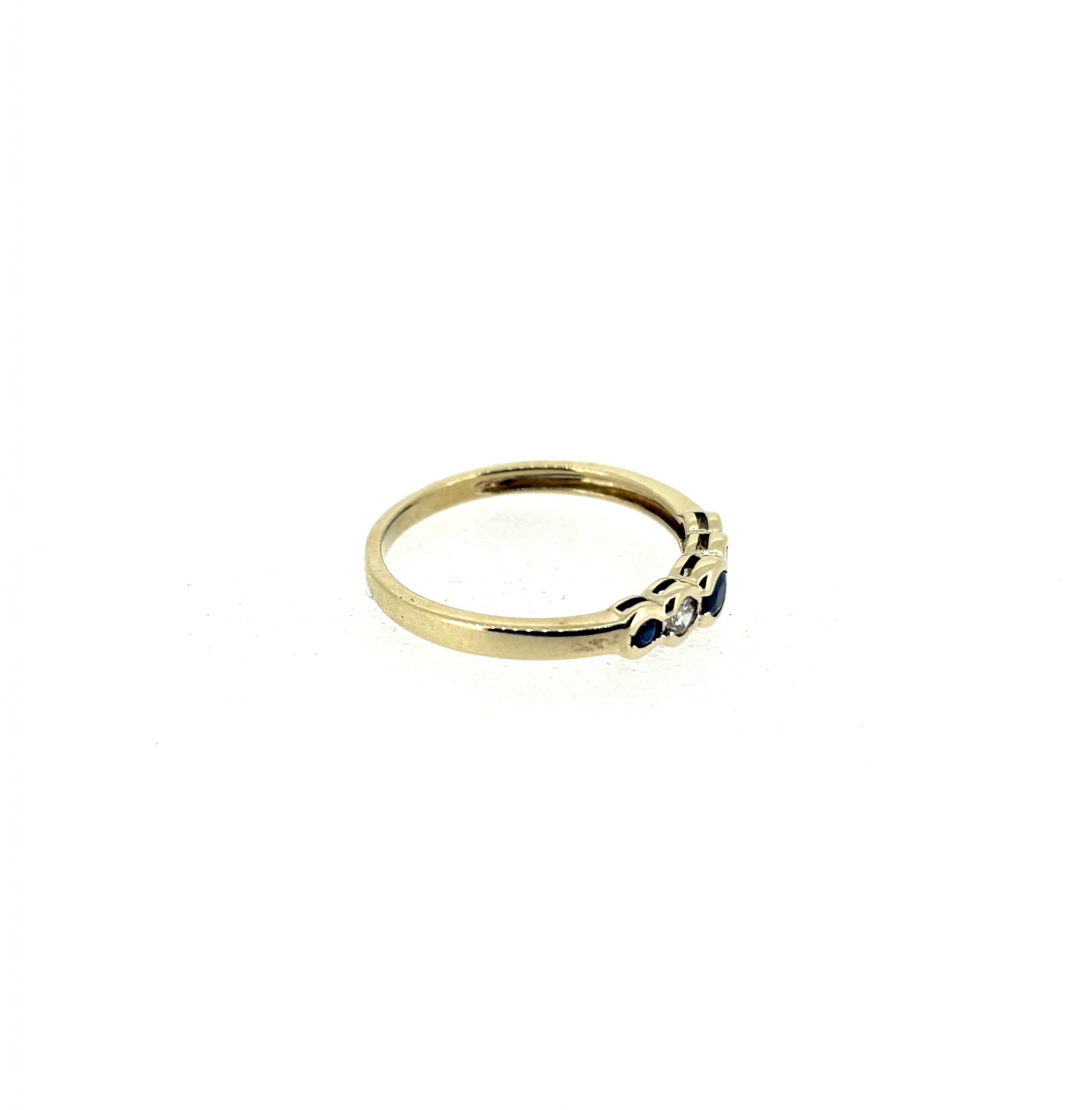 9ct Gold, Sapphire & Diamond Ring - Image 3