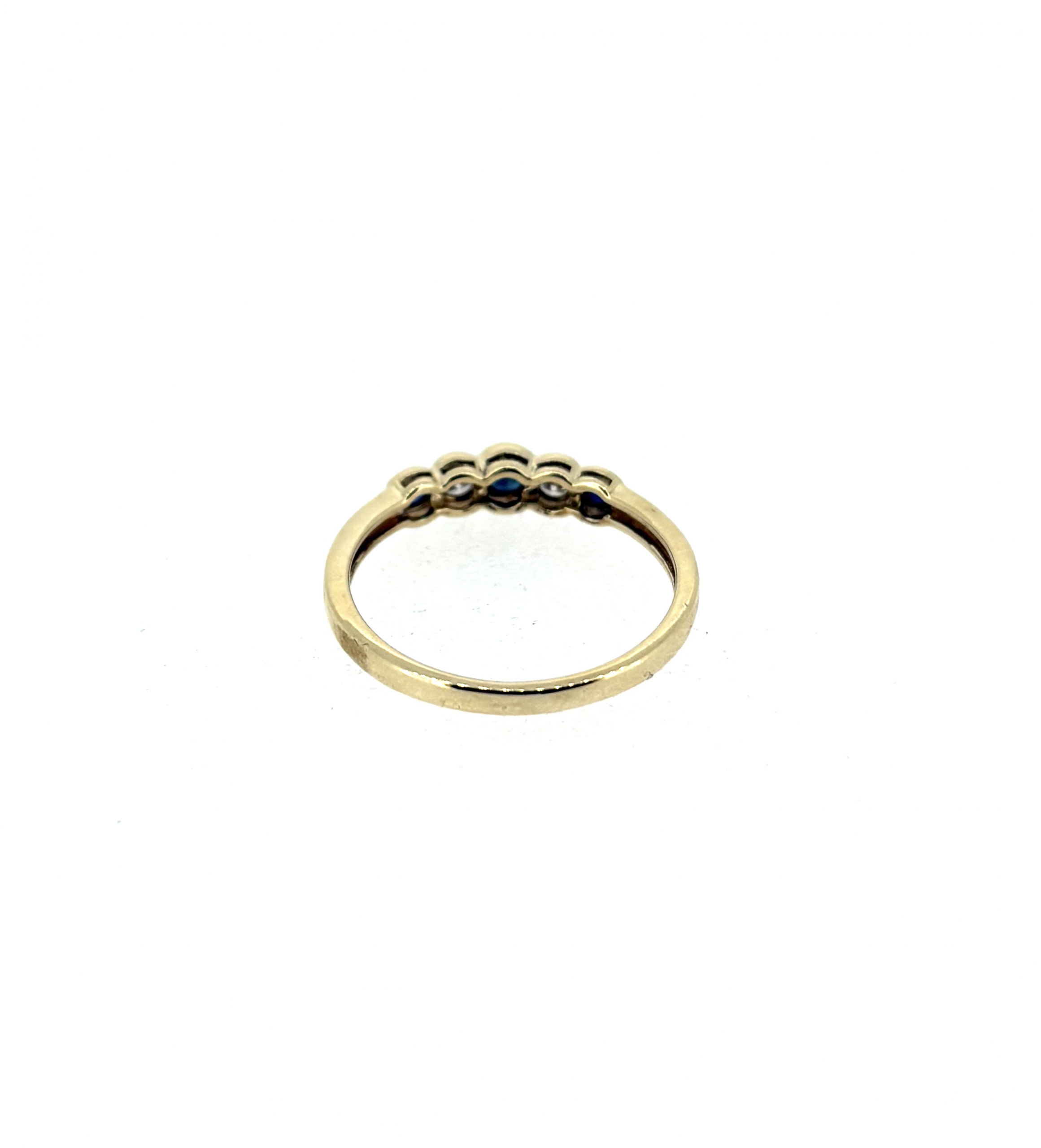 9ct Gold, Sapphire & Diamond Ring - Image 4