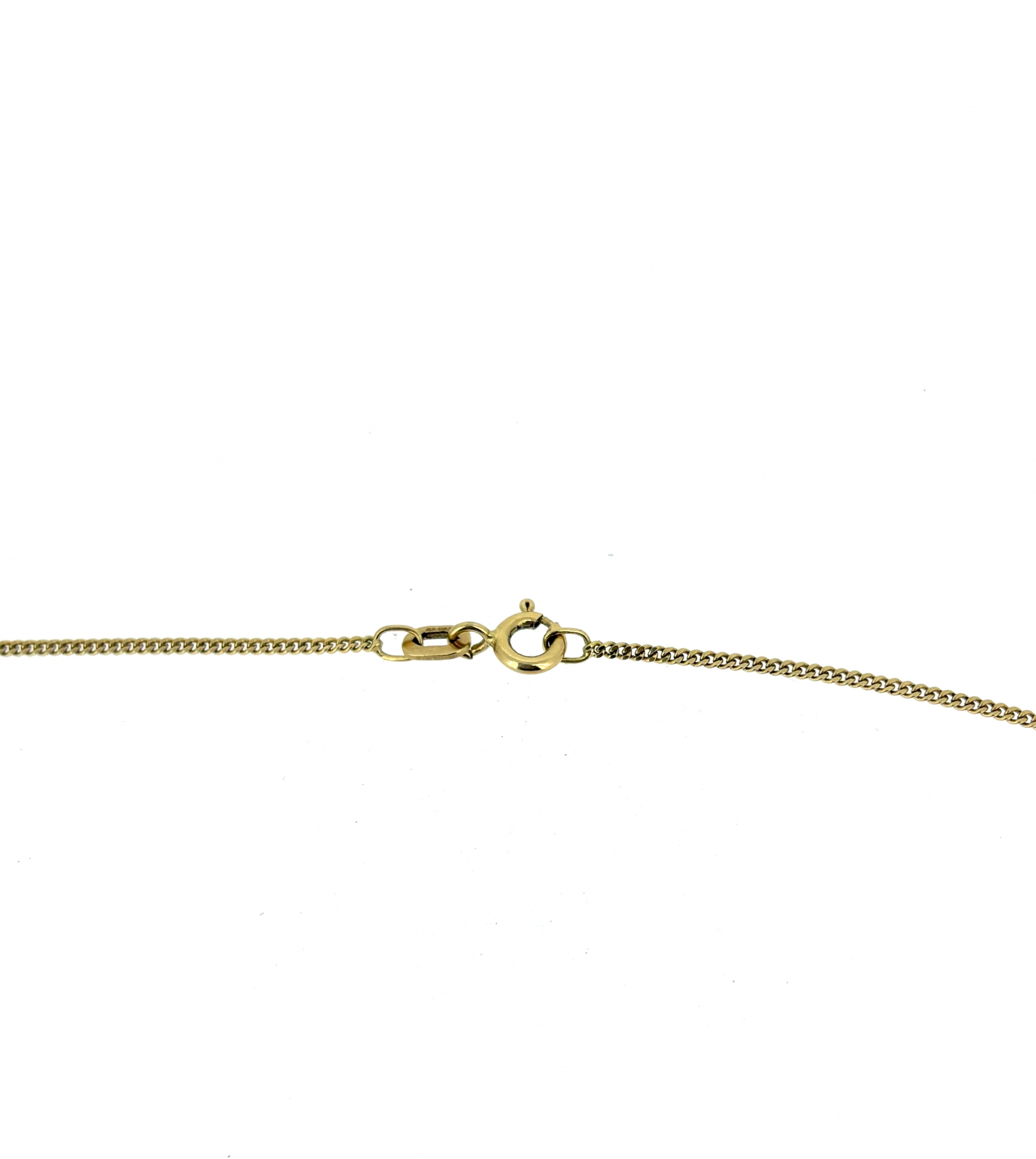 18ct Gold & 0.10ct Diamond Necklace - Image 4