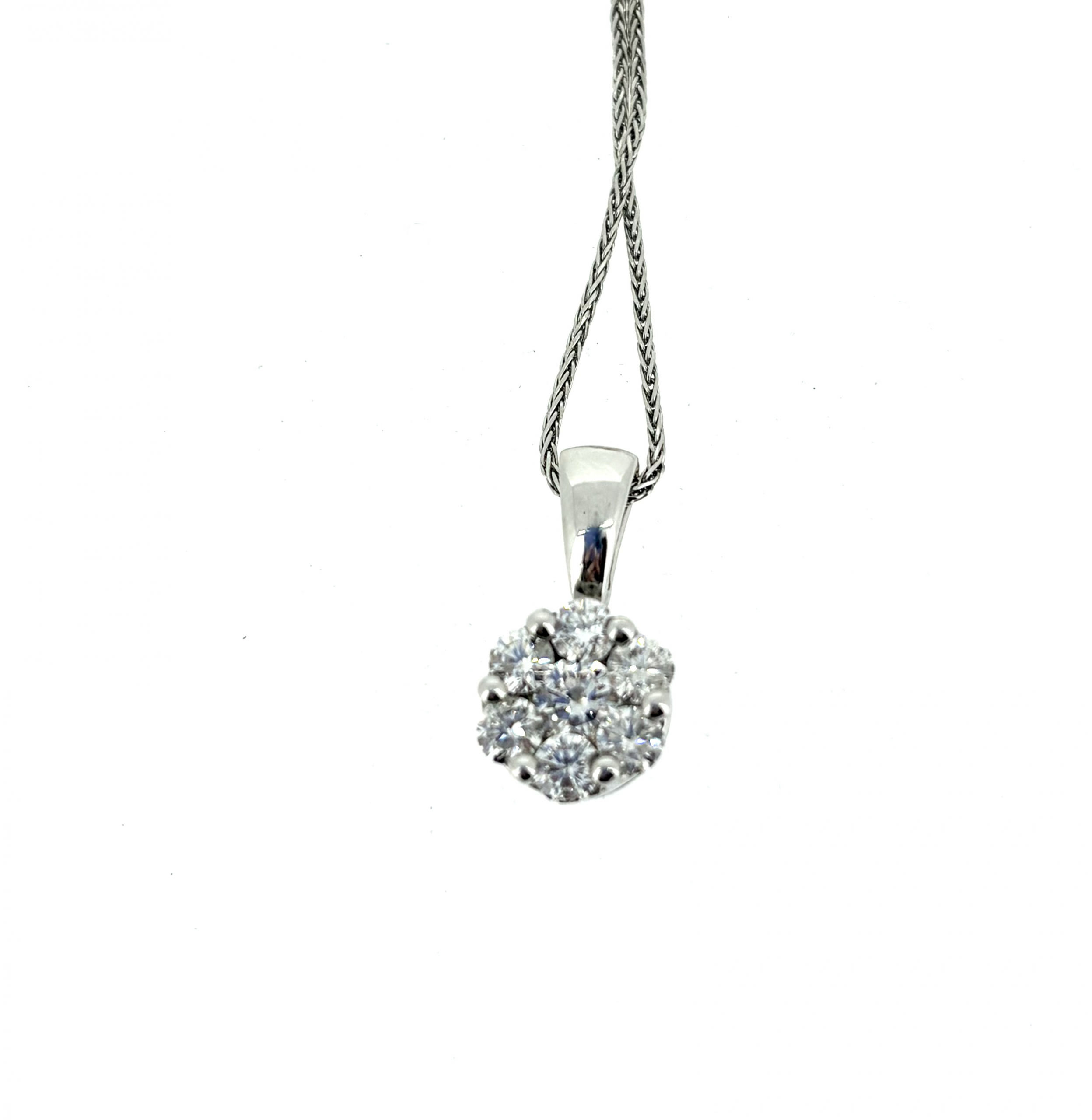 18ct Gold & 1.50ct Diamond Necklace - Image 3