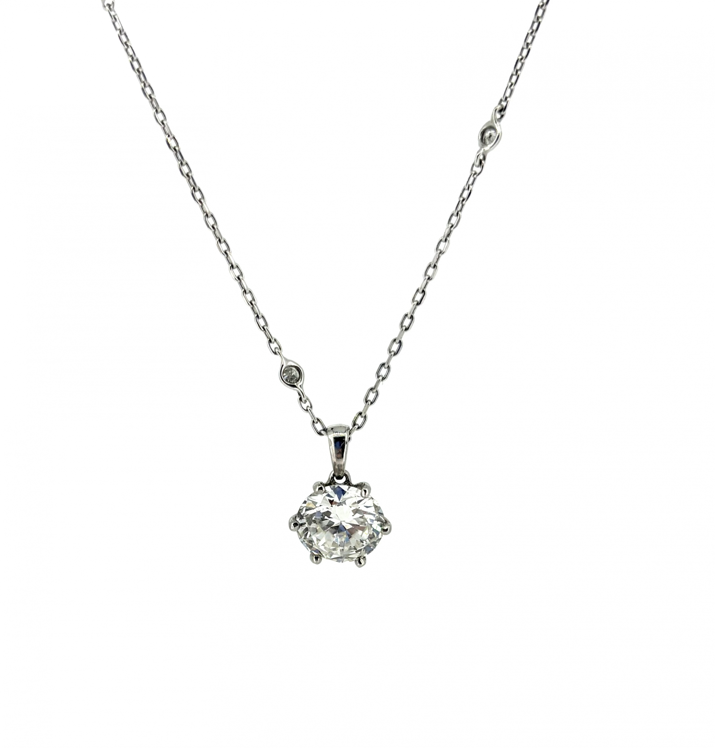18ct Gold & 2.00ct Diamond Necklace