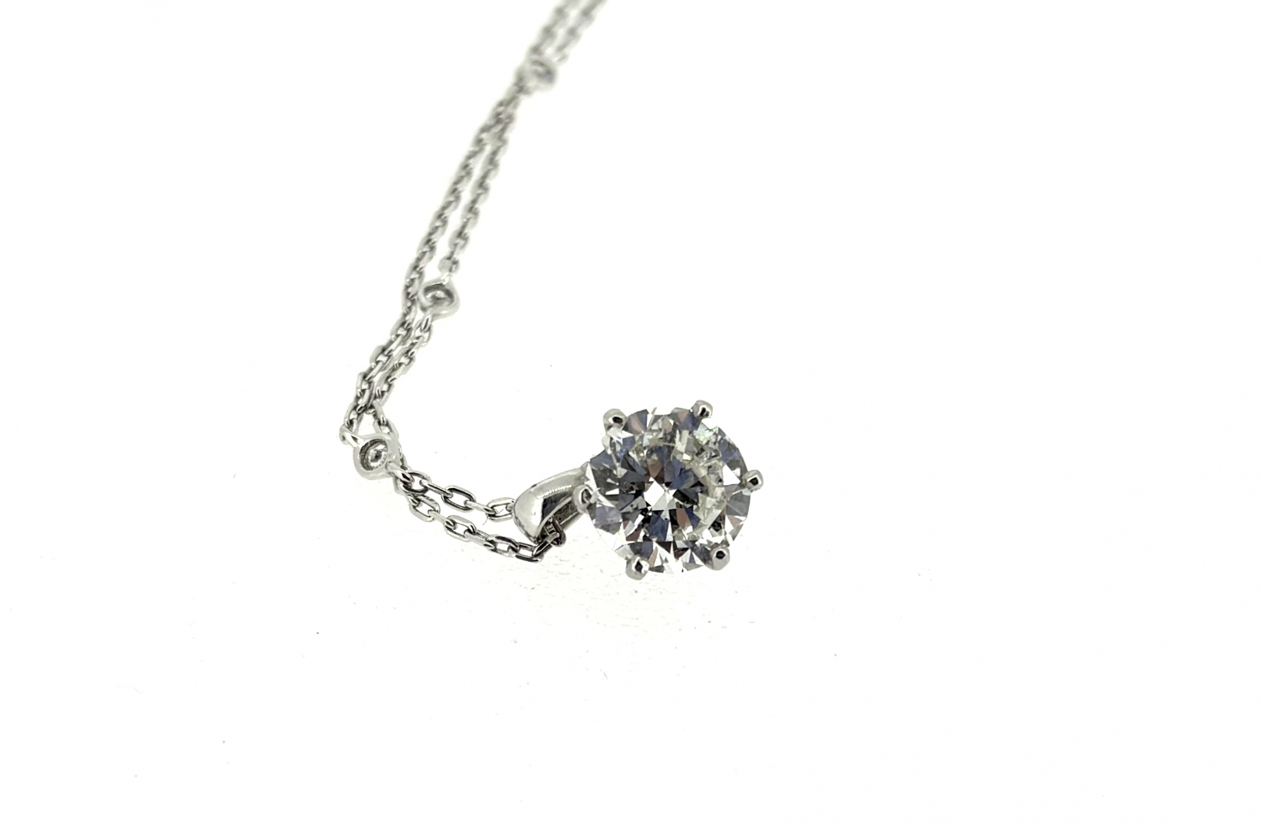 18ct Gold & 2.00ct Diamond Necklace - Image 3